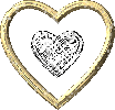 Gif animé coeur diamant